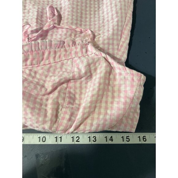 Pink Gingham Babydoll Dress Sz Large (11/13/) Coquette Y2k Cottcore - Picture 9 of 11
